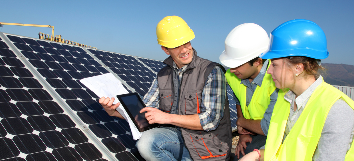 SV_Header_Energy Team at solar panel - Sheer Velocity renewable energy recruiting firm