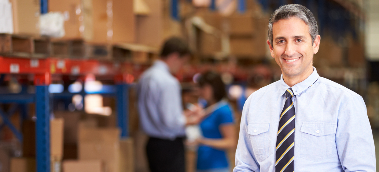 Man in warehouse - Sheer Velocity Supply Chain Executive Recruiter